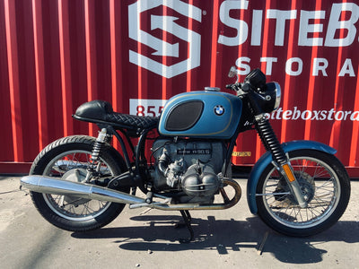 1974 BMW R90/6 Custom Cafe Blue Vintage Motorcycle